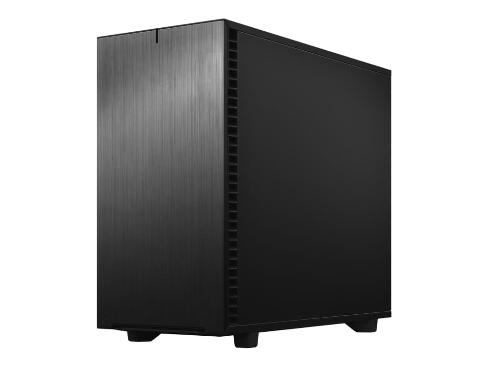 Fractal Design Define 7 - Black Solid, Midi Tower, PC, Musta, ATX, mikro ATX, Micro-ITX, Alumiini, Terästä, 18,5 cm