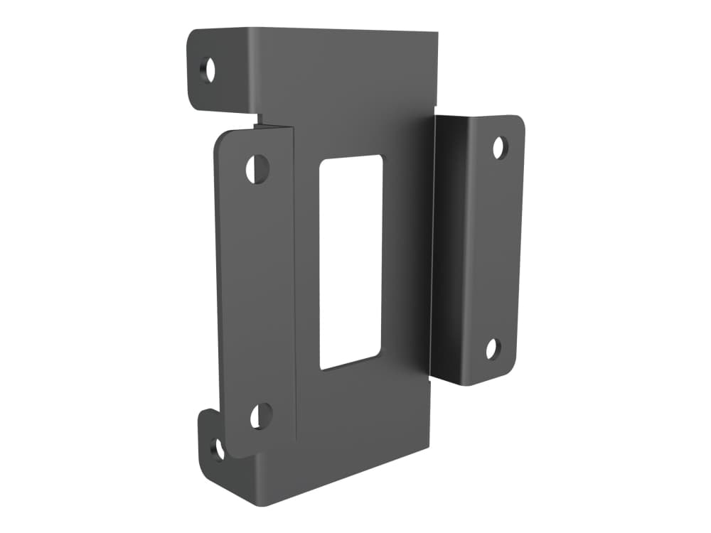 Multibrackets 6973, Laitelevy, Musta, Terästä, 90 kg, 2,1 kg, 155 mm