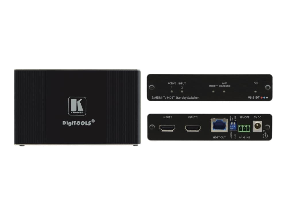 Kramer VS-21DT, 4K60 4:2:0 HDMI 2:1 Auto Switch over HDBaseT