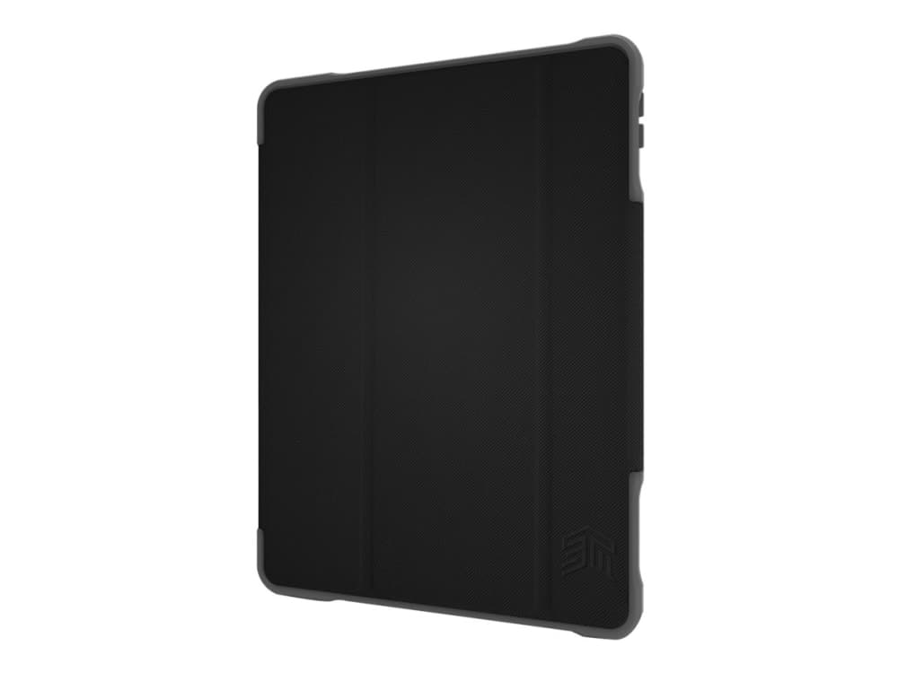 STM dux Plus Duo - Tabletin kääntyvä suojus - karkea - polykarbonaatti, termoplastinen polyuretaani (TPU) - musta - akateeminen - Apple 10.2-tuumaiseen iPadiin (7. sukupolvi, 8. sukupolvi, 9. sukupolvi)