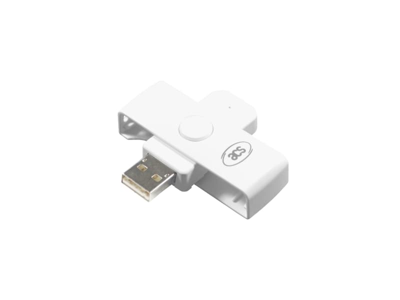 ACS ACR39U-N1, USB 2.0, Valkoinen, 12 g