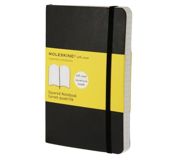 Moleskine Classic Soft Kvadreret Pocket Sort