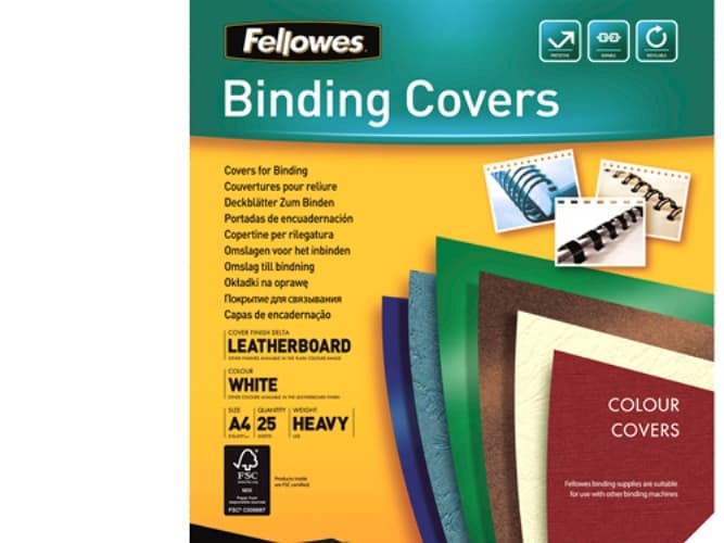 Fellowes 5373602, A4, Paperi, Valkoinen, 1 mm, 216 mm, 298 mm
