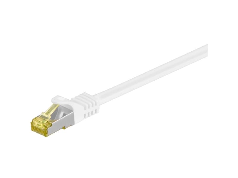 Goobay 91099, 20 m, Cat7, S/FTP (S-STP), RJ-45, RJ-45, Valkoinen