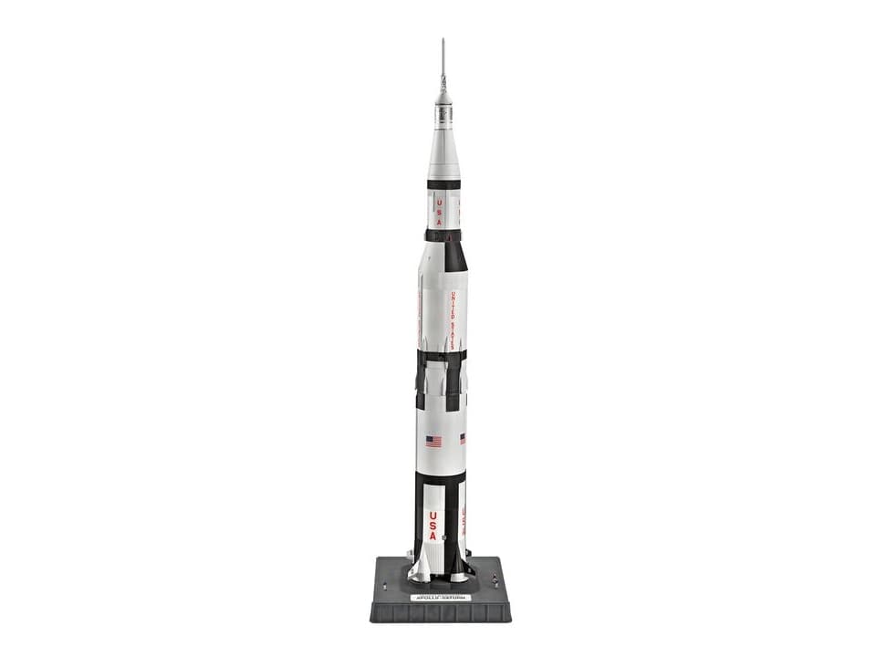 Revell Apollo Saturn V, Pienoismalliavaruusraketti, Kokoamispakkaus, 1:144, Muovi, Ammattilainen, 82 kpl