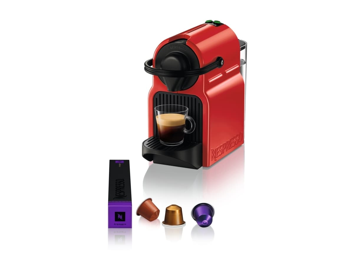 Krups Nespresso XN1005K, Espressokone, 0,7 L, Kahvikapseli, 1260 W, Punainen