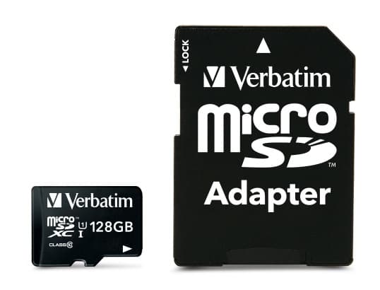 Verbatim Premium - Flash-muistikortti (SD-sovitin sisältyy) - 128 GB - UHS Class 1 / Class10 - 300x - microSDXC UHS-I