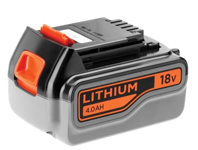 Black & Decker BL4018, Akku, Litiumioni (Li-Ion), 4 ah, 18 V, Musta, Harmaa, Oranssi, 1 kpl