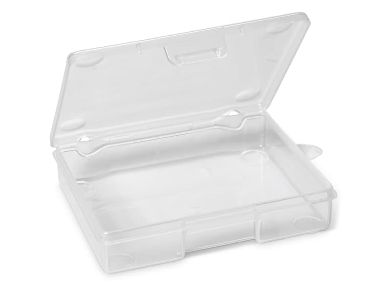 raaco Pocketbox, Säilytyslaatikko, Polypropeeni (PP), Läpinäkyvä, 0,5 kg, 119 mm, 95 mm
