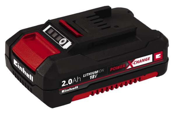 Einhell 4511395, Akku, Litiumioni (Li-Ion), 2 ah, 18 V, Einhell, Musta, Punainen