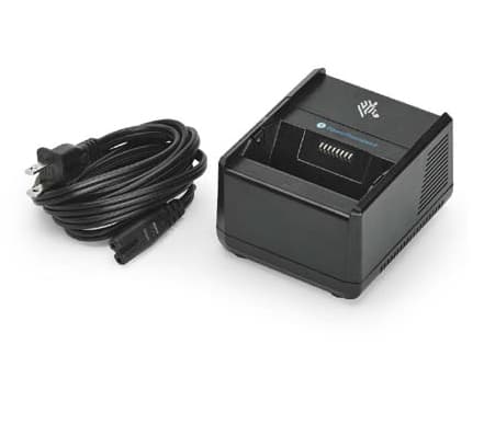 Zebra SAC-MPM-1BCHGEU1-01, AC, Sisätilan akkulaturi, Musta, DC
