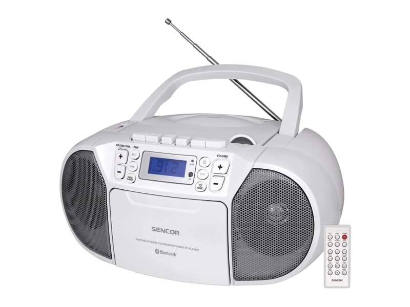 Sencor SPT 3907 W, Digitaalinen, FM, 87,5 - 108 MHz, Soitin, CD-R, CD-RW, Satunnainen, Toista