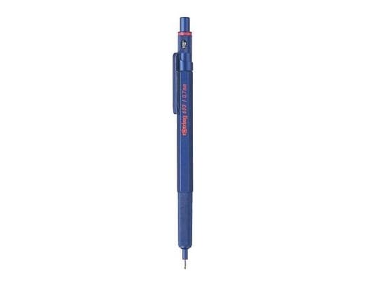Rotring 600, Sininen, Metalli, HB, 0,7 mm, Kahdeksankulmainen, Metalli