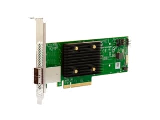 Broadcom HBA 9500-8e, PCIe, SAS, Full height/low profile, vihreä, harmaa, 5000000 h, Australia/Uusi-Seelanti (AS/NZS CISPR 22), Kanada ICES-003 Class B, CE Eurooppa (EN55022/EN55024),...