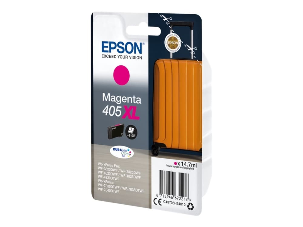 Alkuperäinen Epson 405XL mustepatruuna - 14,7 ml - Magenta