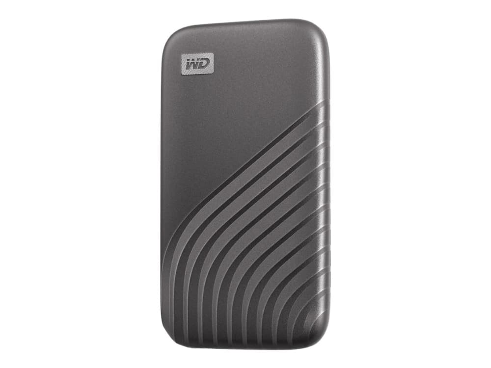 Western Digital My Passport, 500 GB, USB Type-C, 3.2 Gen 2 (3.1 Gen 2), 1050 MB/s, Salasanasuojaus, Harmaa