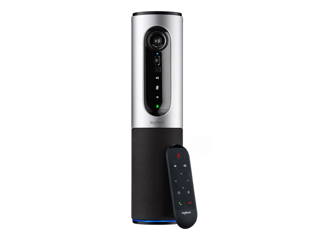 Logitech 960-001034, Ryhmävideoneuvottelujärjestelmä, Full HD, 90°, 4x, Harmaa