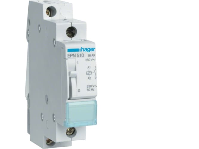 Hager EPN510, 1/6 mm², -5 - 40 °C, 230 V, 50 - 60 Hz Hager EPN510, 1/6 mm², -5 - 40 °C, 230 V, 50 - 60 Hz