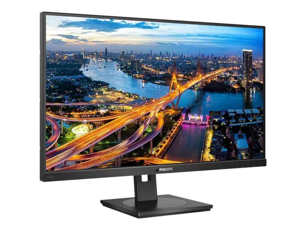 Philips B Line 276B1 - LED-näyttö - 27 - 2560 x 1440 QHD @ 75 Hz - IPS - 350 cd/m² - 1000:1 - 4 ms - 2xHDMI, DisplayPort, USB-C - kaiuttimet - musta kuvioitu - exone go Business 1570 II go Expert 1775 go Workstation 1575 go+ Business 1680 - varten