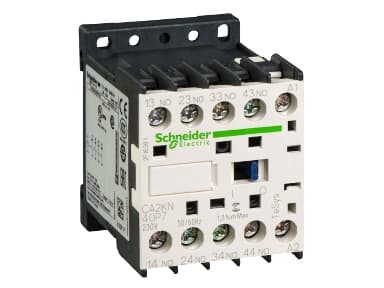 Schneider Electric CA2KN40P7, Musta, Valkoinen, 17 V, 58 x 45 x 57 mm, 180 g, -25 - 50 °C
