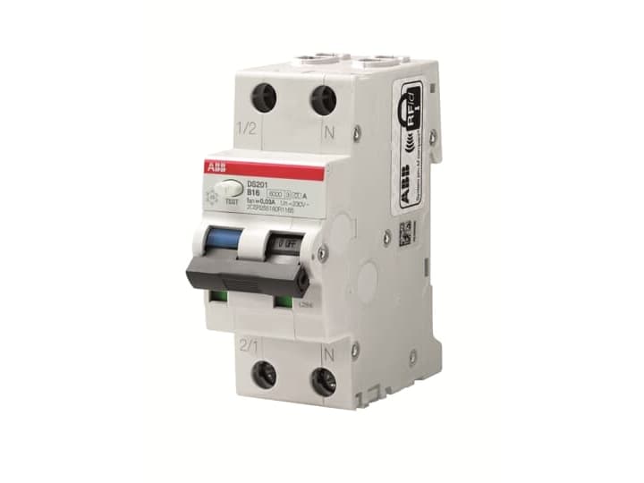 ABB DS201 C6 A30 - Automaattinen pääkytkin (DIN-kiskoon asennettava) - AC 230/400 V
