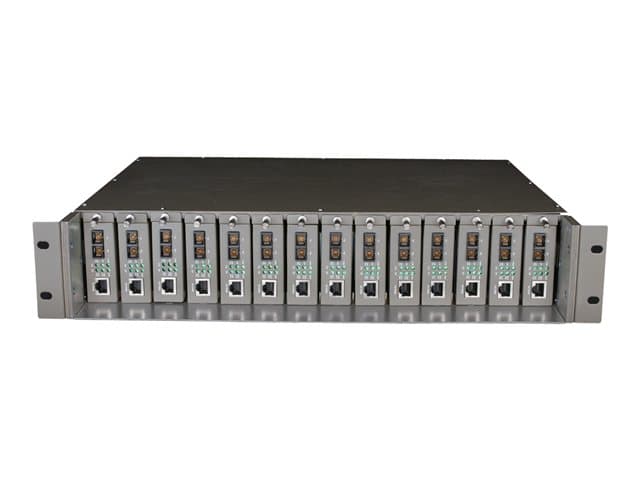 TP-Link TL-MC1400 - Basis for modulær ekspansion - 2U - rackmonterbar - for P/N: TL-SG3452XP V1