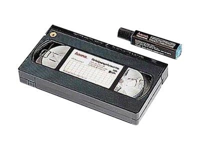 Hama VHS/S-VHS Video Cleaning Tape, Musta, Läpinäkyvä, 231 mm, 216 mm, 30 mm, 220 g, GHS02: Syttyvä, GHS07: haitallinen
