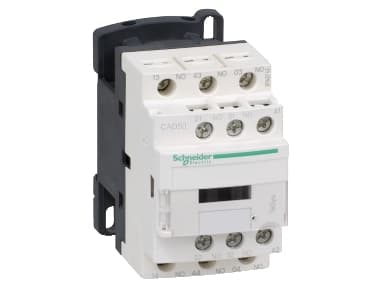 Schneider Electric TeSys D control relay, Musta, Valkoinen, 230 V, 50 - 60 Hz, 45 x 93 x 77 mm, -40 - 60 °C