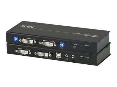 ATEN CE604-AT-G, Lähetin & vastaanotin, Langallinen, 60 m, Cat5, Cat5e, 1920 x 1200 pikseliä, 1920 x 1200, 1024 x 768