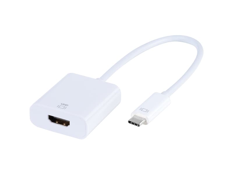 Vivanco CA UC HD 1, USB Type-C, HDMI-lähtö, 4096 x 2160 pikseliä