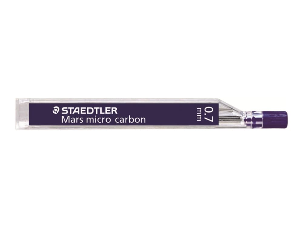 Staedtler Mars micro carbon 250, 2B, 0,7 mm, 13 cm, 12 kpl, 12 kpl