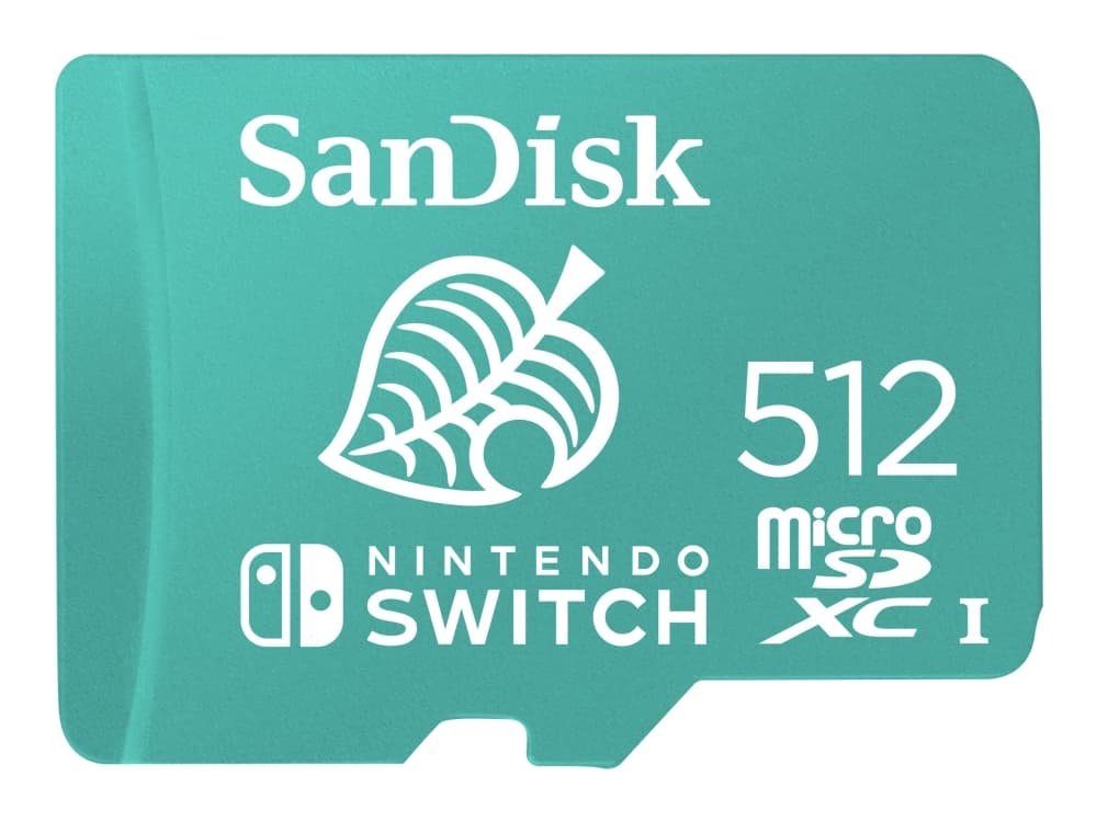 SanDisk SDSQXAO-512G-GNCZN, 512 GB, MicroSDXC, UHS-I, 100 MB/s, 90 MB/s, Vihreä