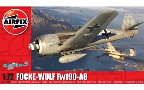 Airfix hävittäjä focke-wulf fw190a-8 airfix universal
