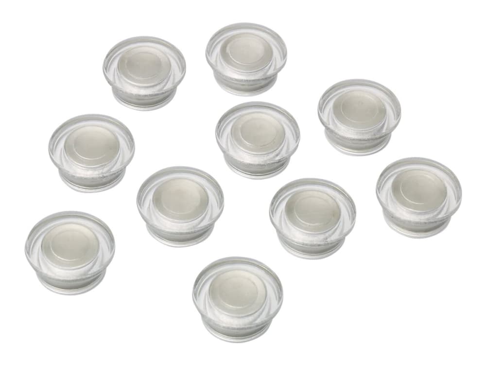 Nobo lasitaulumagneetti ?32mm läpinäkyvä (10 kpl), Taulumagneetti, Hopea, Läpinäkyvä, 32 mm, 32 mm, 9,2 mm, 96 g
