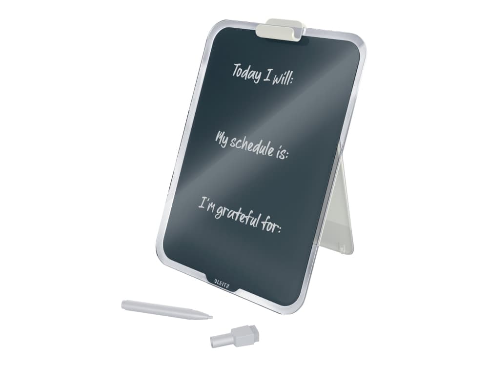 Clipboard glas Leitz Cosy grå