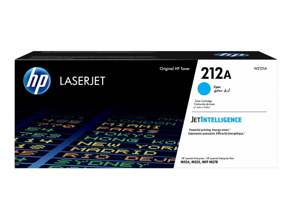 HP 212A alkuperäinen syaani LaserJet -värikasetti, 4500 sivua, Syaani, 1 kpl