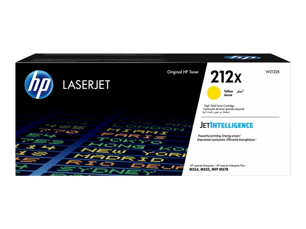 HP 212X alkuperäinen riittoisa keltainen LaserJet -värikasetti, 10000 sivua, Keltainen, 1 kpl