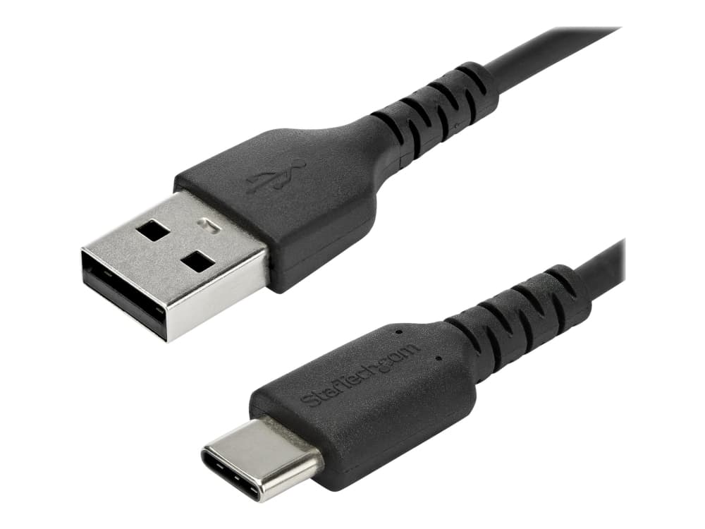 StarTech.com 1m USB A - USB C -latauskaapeli, kestävä nopea lataus ja synkronointi USB 2.0 - USB Type C -tiedonsiirtojohto, kestävä TPE-vaippa, aramidikuitu M/M 3A musta, Samsung S10, S20, iPad Pro, Pixel - Heavy Duty ja kestävä - USB-kaapeli - USB (han) lige til USB-C (han) lige - Thunderbolt 3 / USB 2.0 - 1 m - lajittelu - P/N: CDP2HDUACP2, HB30AM4AB, HB31C2A2CME, HB31C3A1CME, SECTBLTDT, STNDTBLTMOB