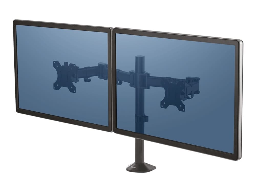 Fellowes Reflex 8502601, Kiinnike/läpivientisuojus, 8 kg, 68,6 cm (27), 100 x 100 mm, Korkeudensäätö, Musta