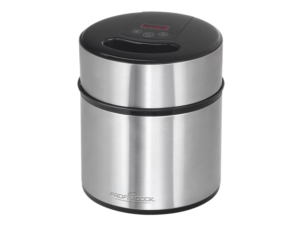 ProfiCook 501140, 1,8 L, 45 min, 1 kulhoa, LED, Ruostumaton teräs, Musta, Ruostumaton teräs