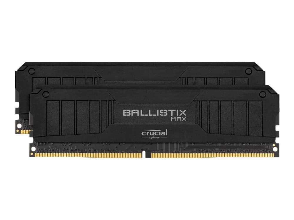 Ballistix MAX - DDR4 - sarja - 16 GB: 2 x 8 GB - DIMM 288-PIN - 5100 MHz / PC4-40800 - CL19 - 1,5 V - puskuroimaton - ei-ECC - musta