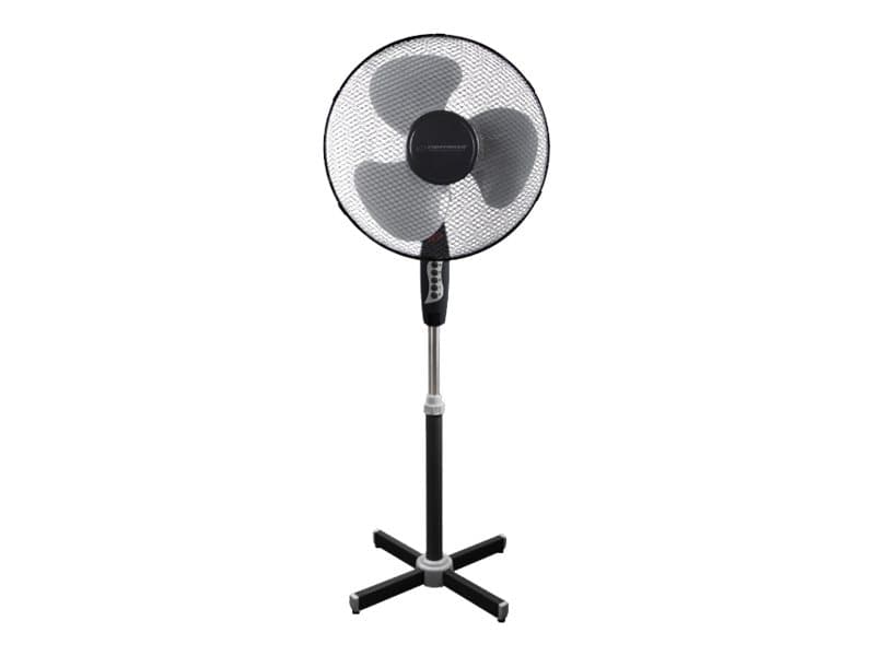 Esperanza HURRICANE - Jääkaappituuletin - lattiatuuletin - 40 cm - musta/harmaa