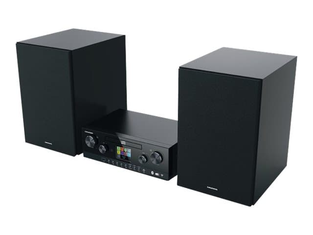 Grundig CMS 5000 BT, Kodin mikroaudiojärjestelmä, Musta, Etu, 100 W, 3-suuntainen, DAB+,FM