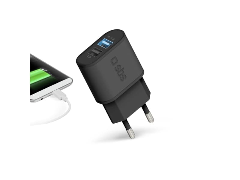 SBS TETR2USB31AFAST, Sisätila, AC, 5 V, Musta