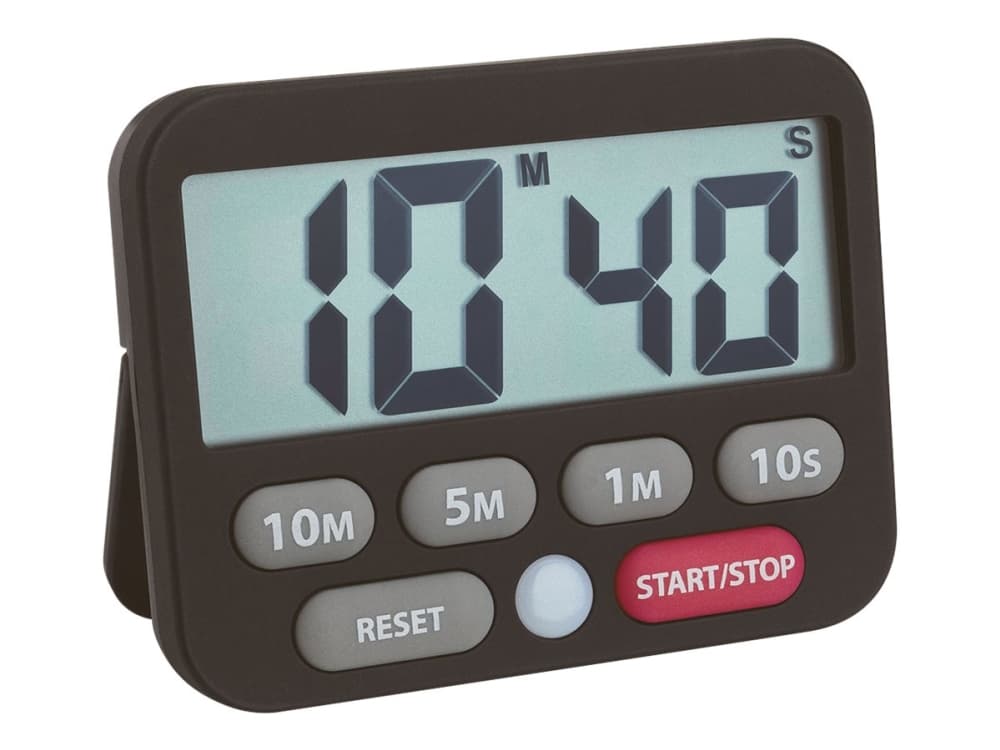 TFA-Dostmann 38.2038.01, Digitaalinen keittiöajastin, Musta, Harmaa, Punainen, Valkoinen, 99 min, Analoginen, Magneettinen, RoHS