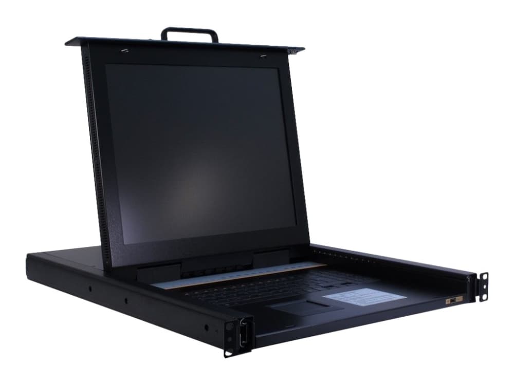 Inter-Tech KVM-1708, 43,2 cm (17), 1280 x 1024 pikseliä, 300 cd/m², 1000:1, USB, PS/2, USB, PS/2