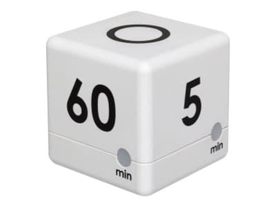 TFA-Dostmann CUBE-TIMER, Digitaalinen keittiöajastin, Musta, Valkoinen, 60 min, Muovi, Vapaasti seisova, AAA