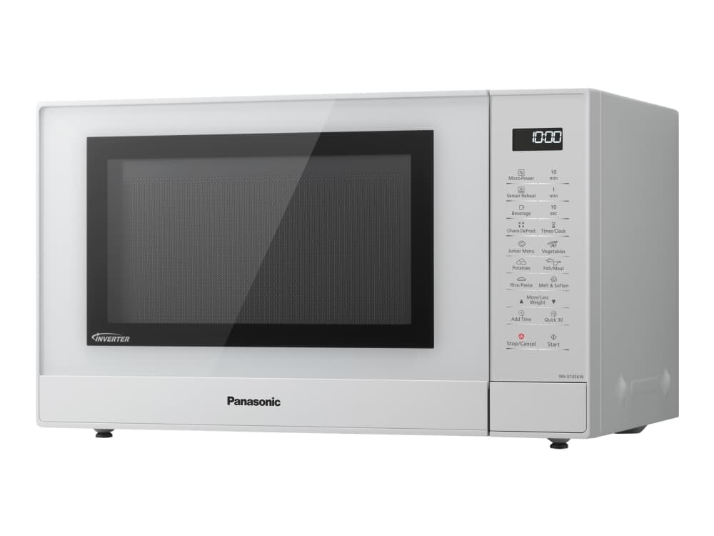 Panasonic NN-ST45, Pöytämalli, Solo-mikroaaltouuni, 32 L, 1000 W, Kosketus, Valkoinen