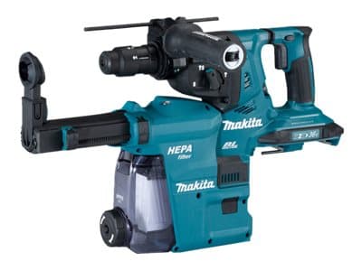 Makita DHR283ZWJU, SDS Plus, Musta, Sininen, Harjaton moottori, 2,9 J, 1,3 cm, 3,2 cm