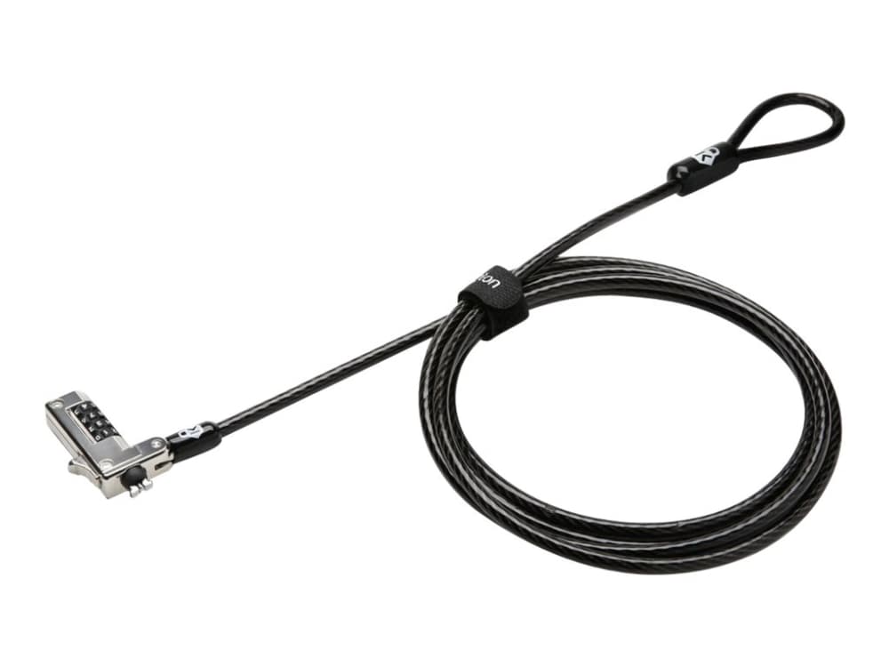 Kensington Slim NanoSaver -yhdistelmälukitus kannettavaan tietokoneeseen - Turvakaapelilukko - 1,8 m